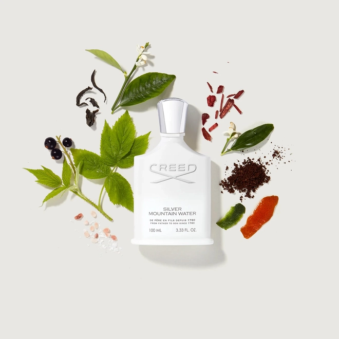 perfume creed silver mountain water compartilhado eau de parfum