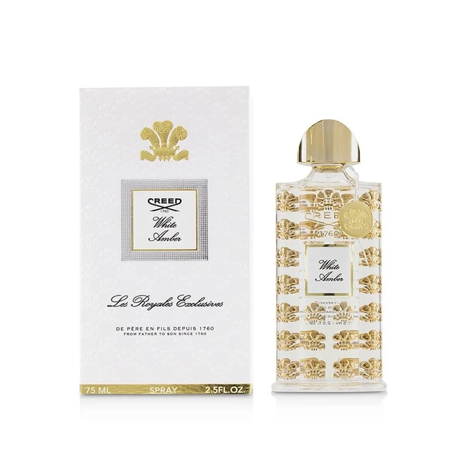 perfume creed les royales exclusives white amber compartilhado eau de parfum