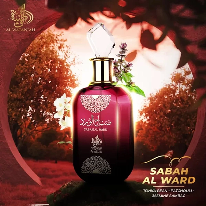 perfume al wataniah sabah al ward feminino eau de parfum