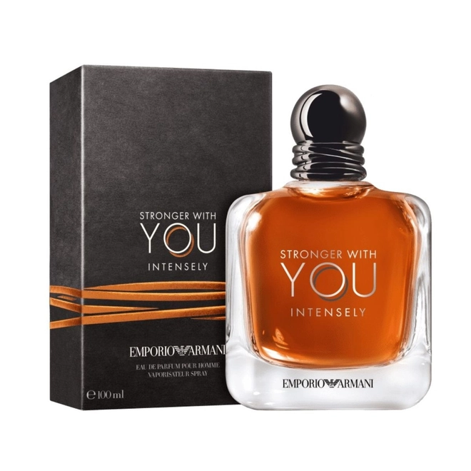 perfume emporio armani stronger with you intensely masculino eau de parfum