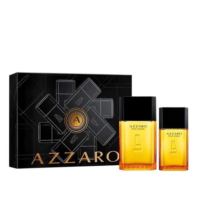 kit azzaro pour homme masculino eau de toilette 100 ml + 50 ml