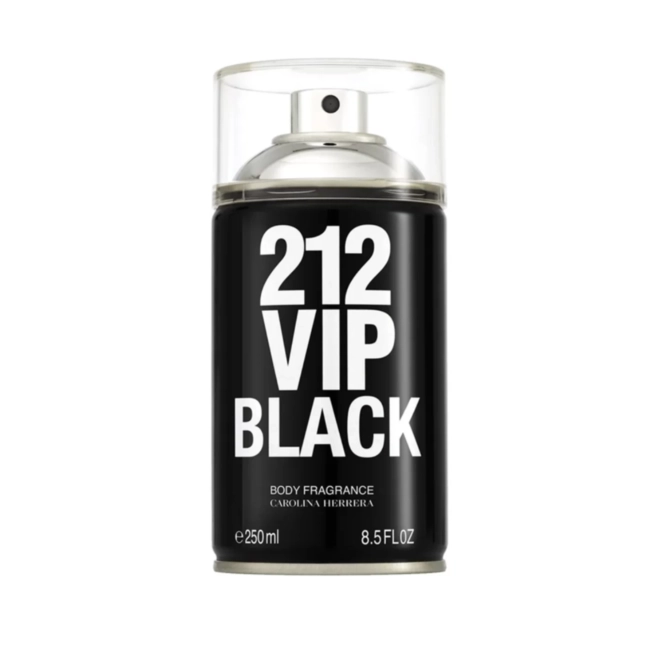 body spray masculino carolina herrera 212 vip men black