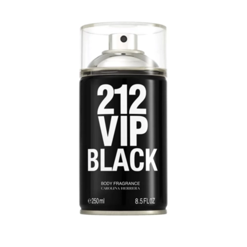 body spray masculino carolina herrera 212 vip men black
