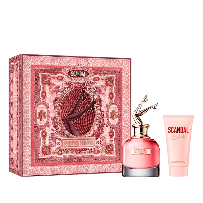 kit jean paul gaultier scandal feminino eau de parfum 50ml + body lotion 75ml
