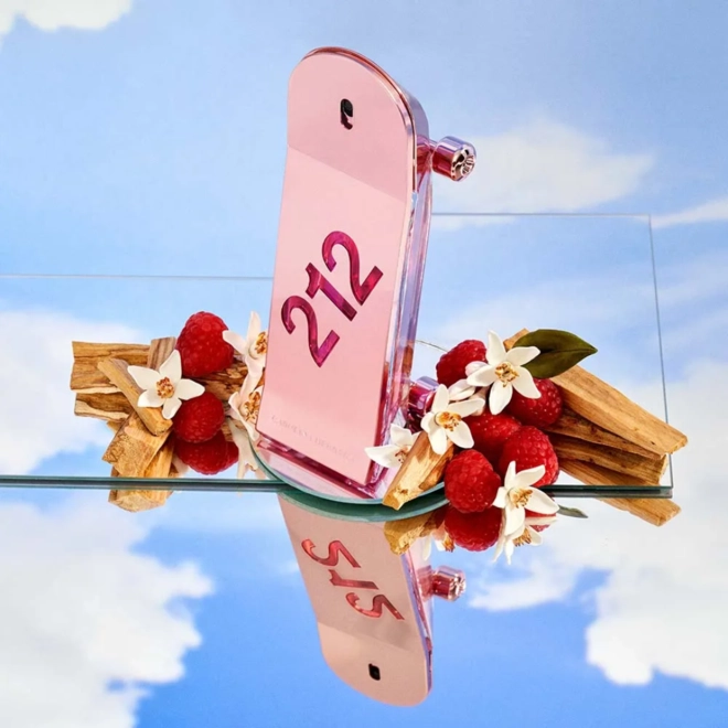 kit carolina herrera 212 heroes for her feminino eau de parfum 80 ml + loçao corporal 100 ml new