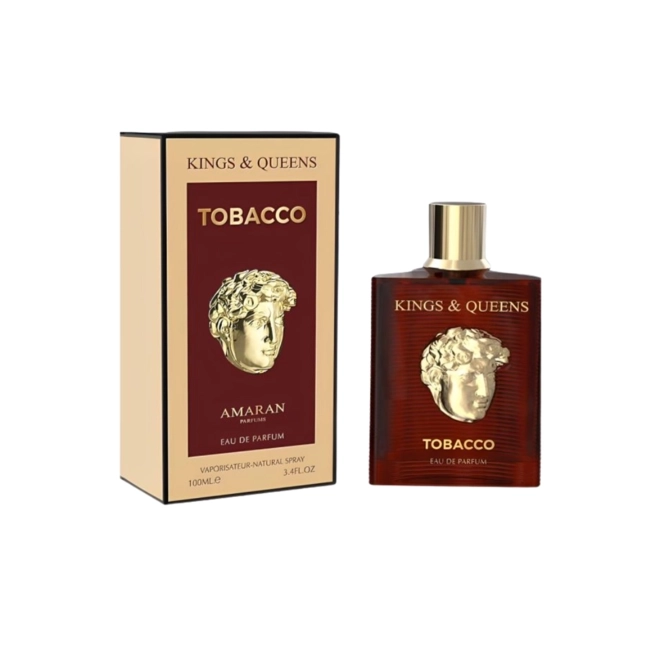 perfume amaran kings & queens tobacco masculino eau de parfum