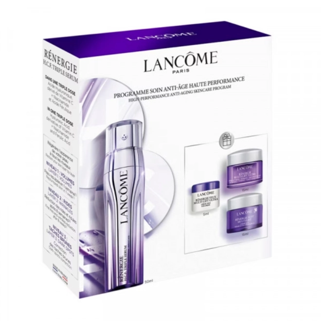 kit serum lancome renergie triple serum 50 ml + miniaturas