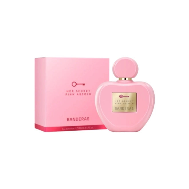 perfume antonio banderas her secret pink absolu feminino eau de toilette