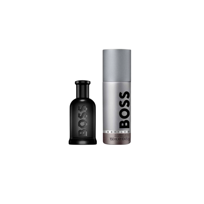 kit hugo boss bottled masculino parfum 50ml + desodorante 150 ml