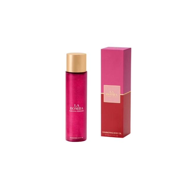 oleo iluminador corporal carolina herrera la bomba shimmering