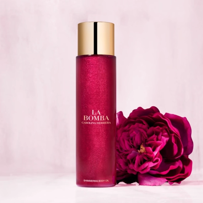 oleo iluminador corporal carolina herrera la bomba shimmering