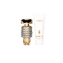 kit paco rabanne fame feminino eau de parfum 80 ml + body lotion 100 ml