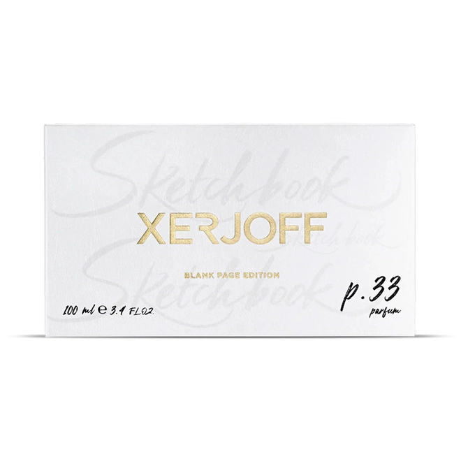 perfume xerjoff sketchbook p33 blank page compartilhado eau de parfum