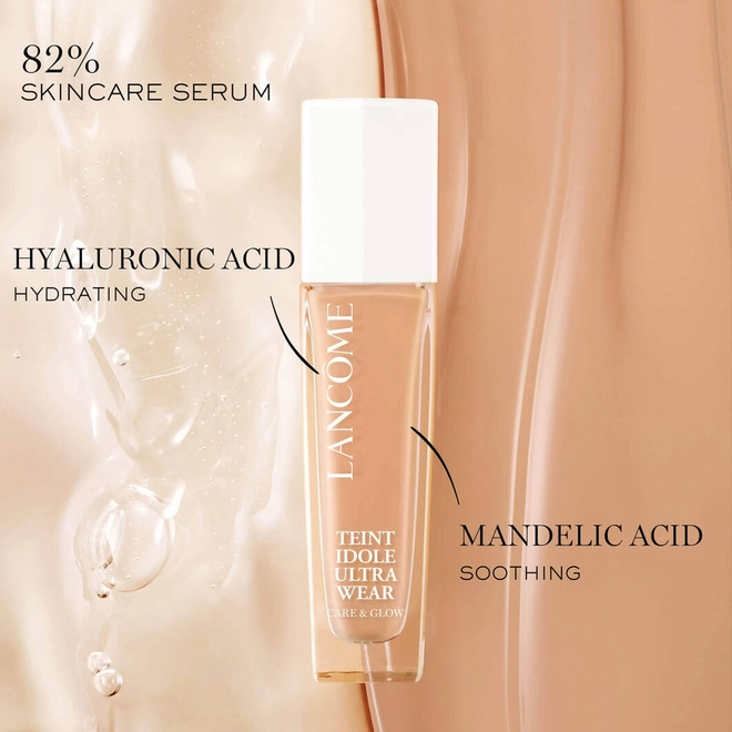 base liquida lancome teint idole ultra wear care & glow