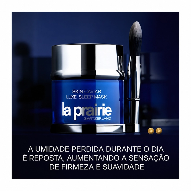 mascara facial noturna la prairie skin caviar luxe sleep mask