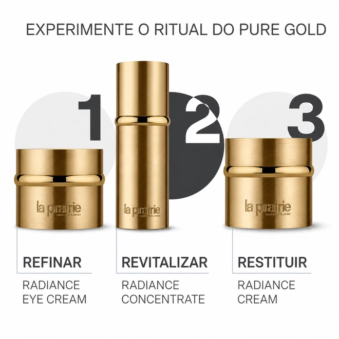 serum la prairie pure gold radiance concentrate new
