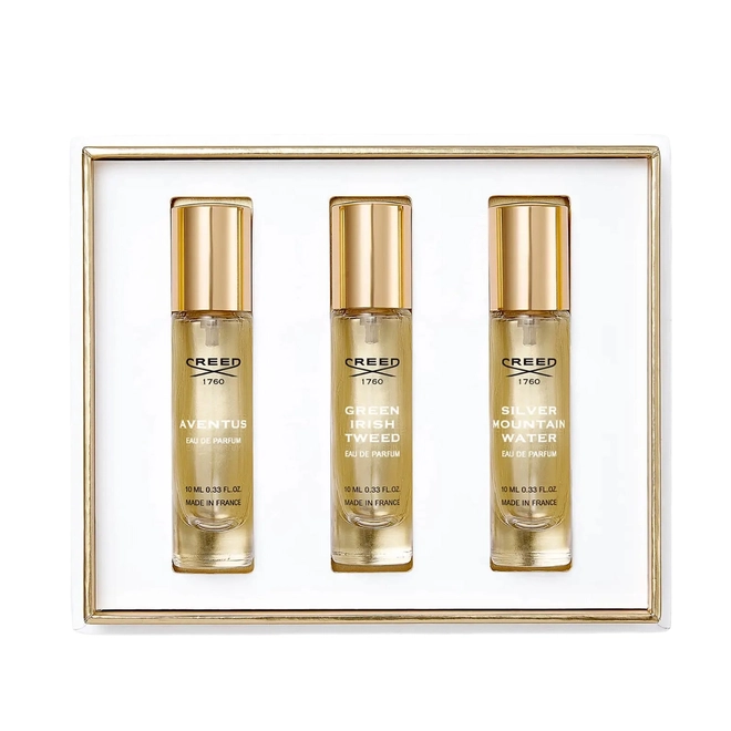 kit creed best sellection masculino travel size 3 x 10 ml