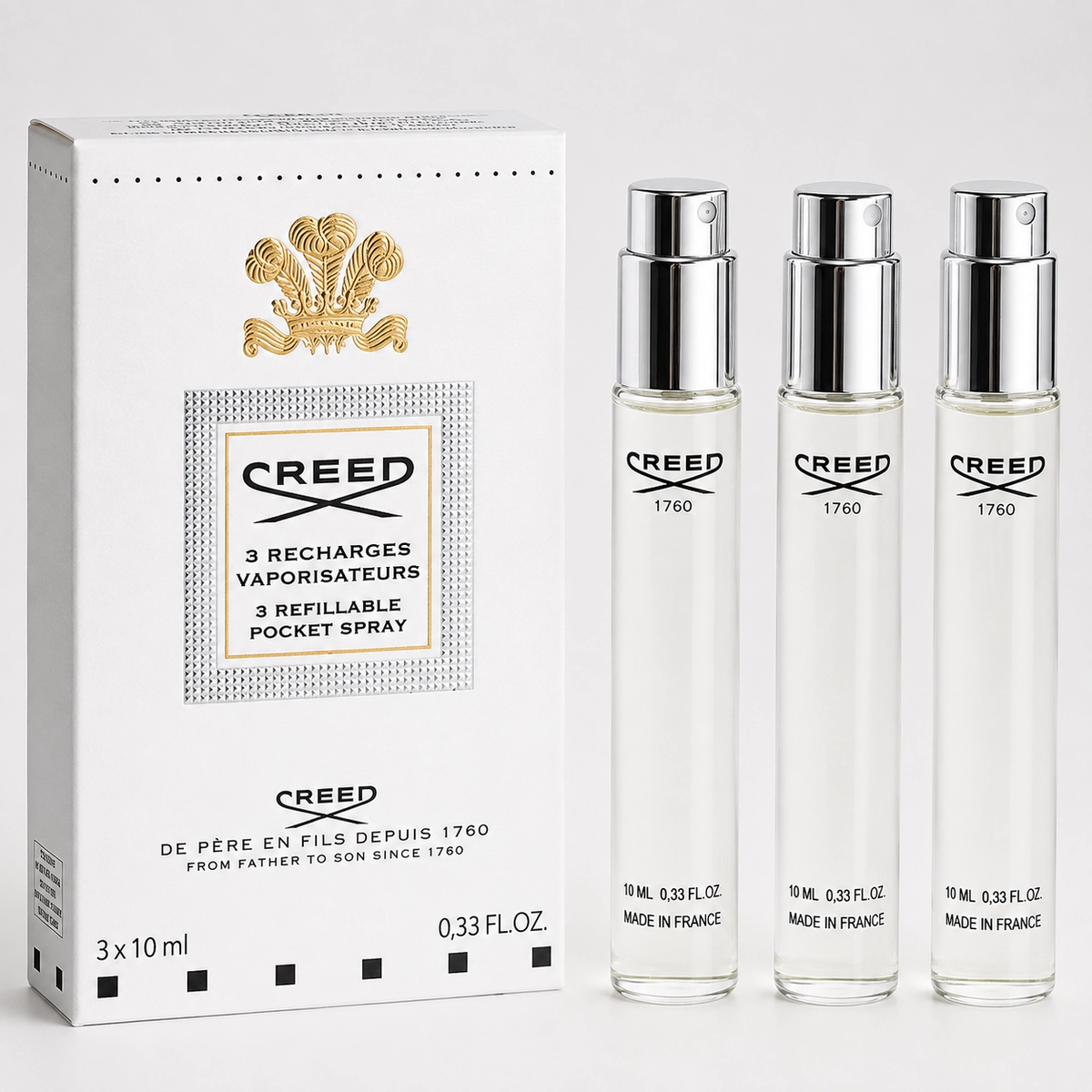 perfume creed green irish travel size masculino eau de parfum 3 x 10 ml 3