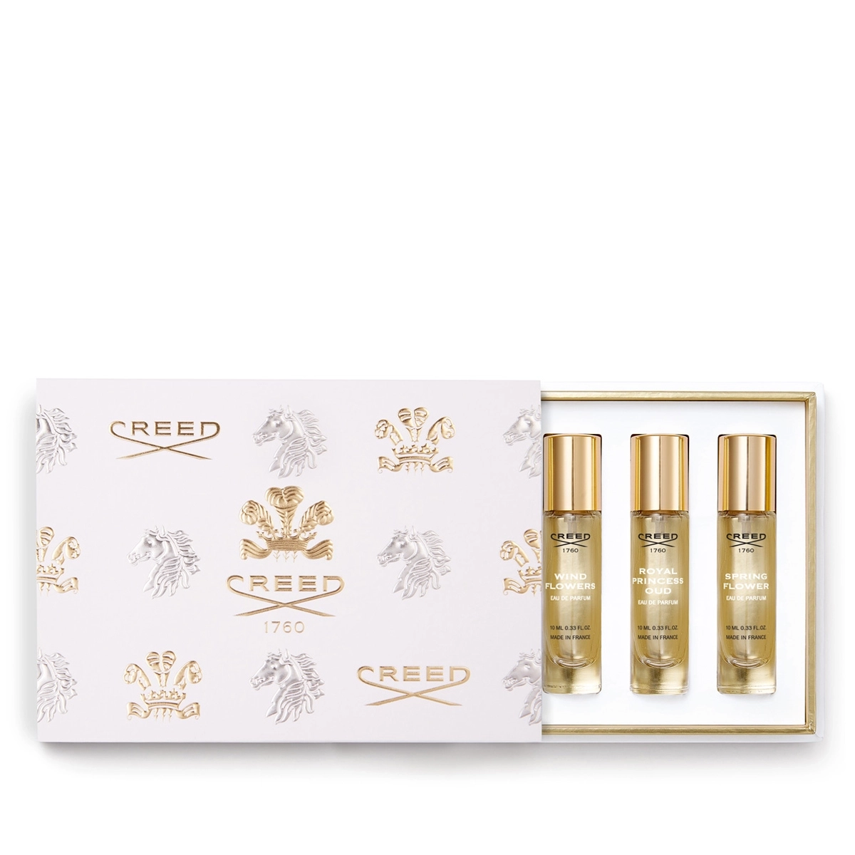 kit creed best sellection feminino travel size 3 x 10 ml kit 3