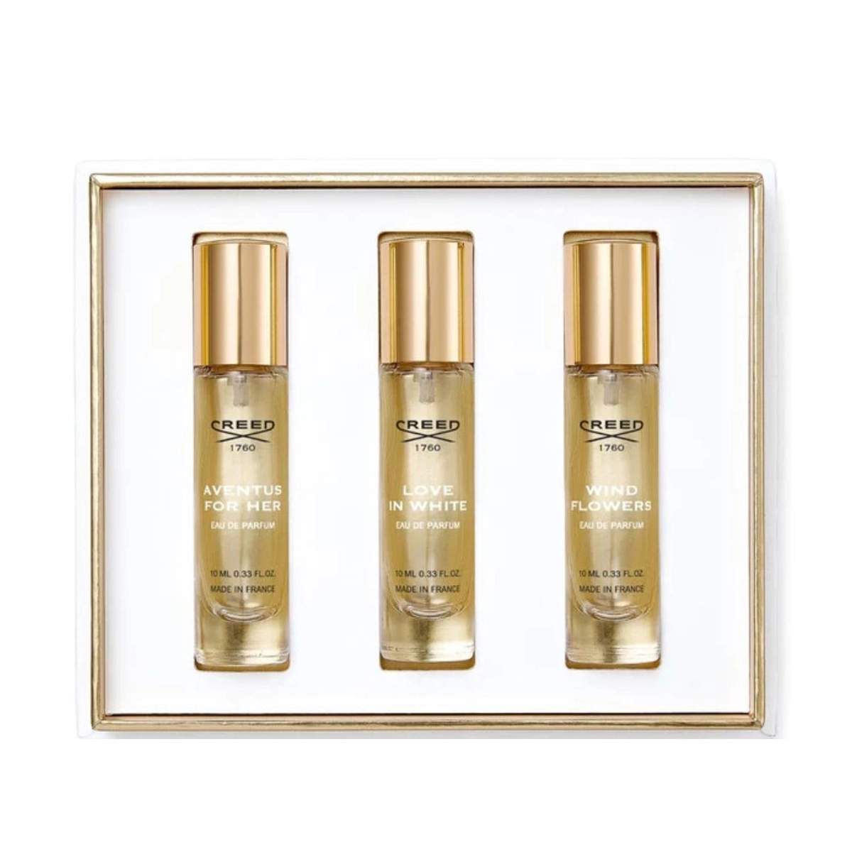 kit creed best sellection feminino travel size 3 x 10 ml kit 4
