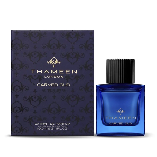 perfume thameen carved oud compartilhado extrait de parfum