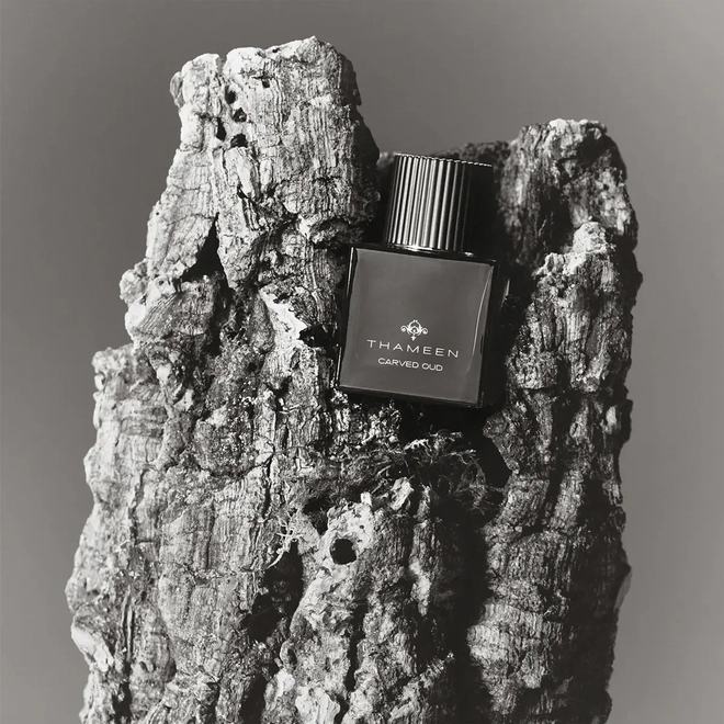 perfume thameen carved oud compartilhado extrait de parfum