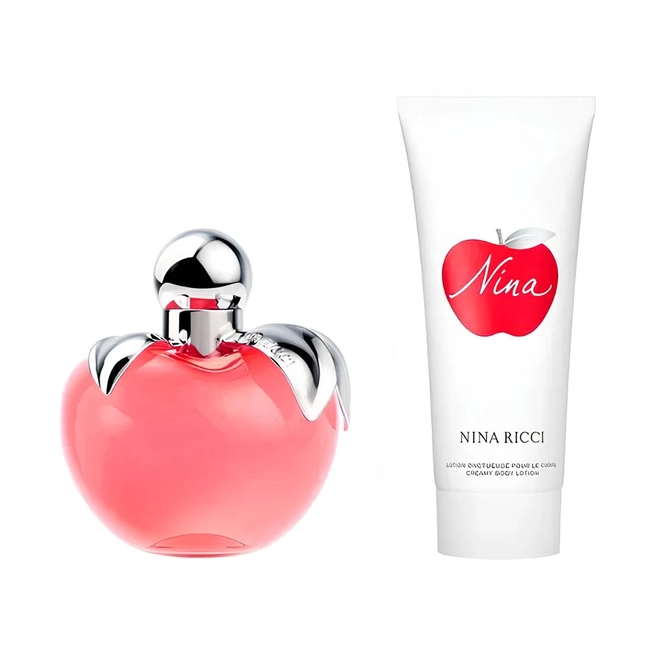 kit nina ricci nina feminino eau de toilette 80 ml + creme corporal 75 ml