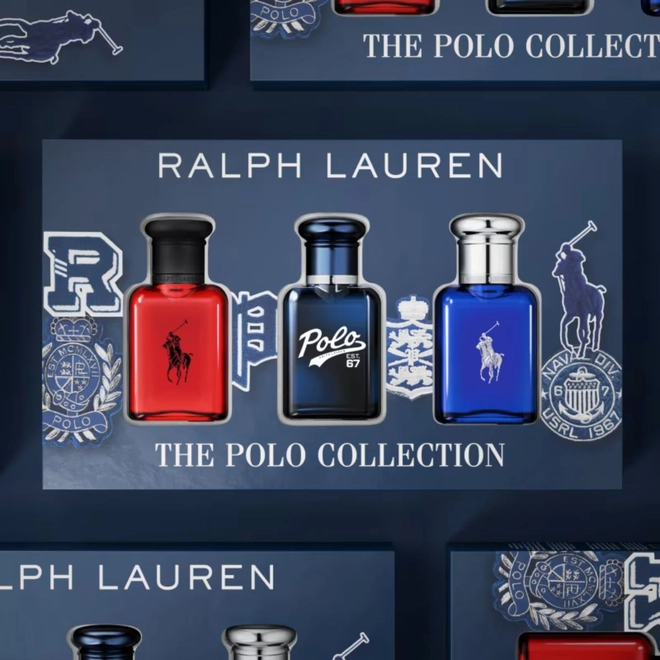 kit ralph lauren world of polo trio discovery set masculino