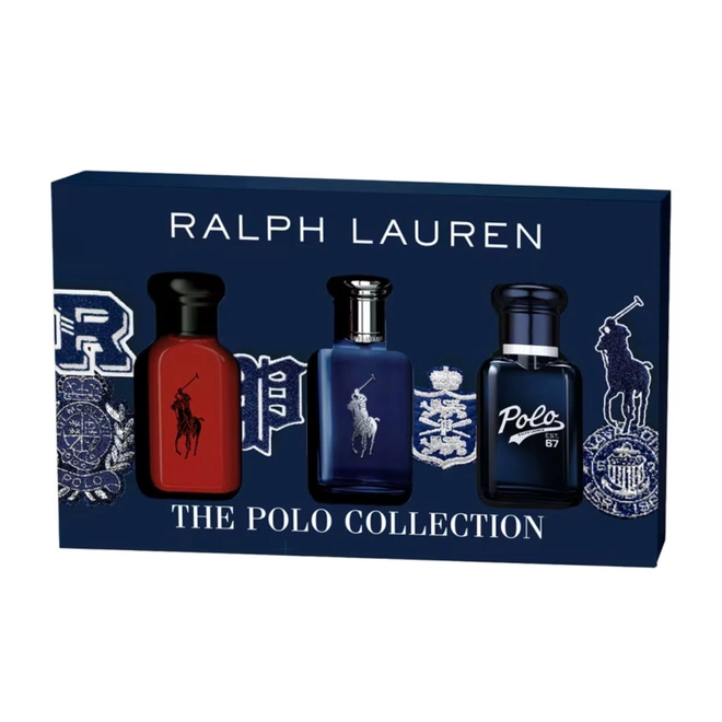 kit ralph lauren world of polo trio discovery set masculino