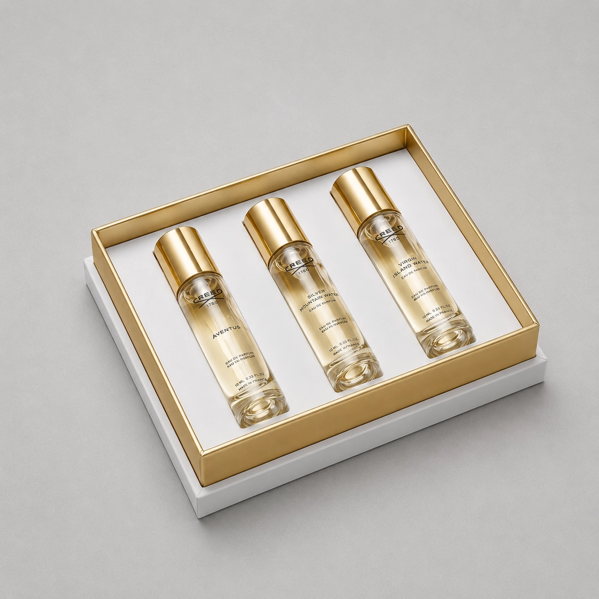 kit creed best sellection feminino (avh,wfs,ca) travel size 3 x 10 ml kit 4
