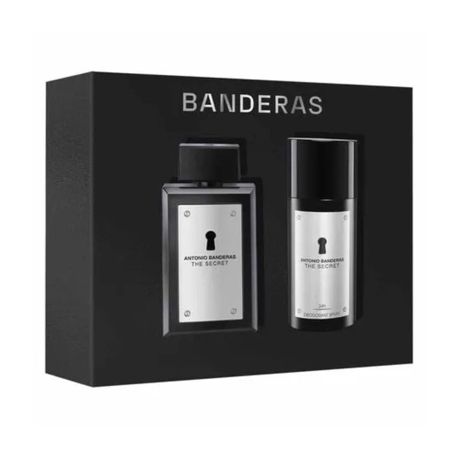 kit antonio banderas the secret masculino eau de toilette 100 ml + desodorante 150 ml