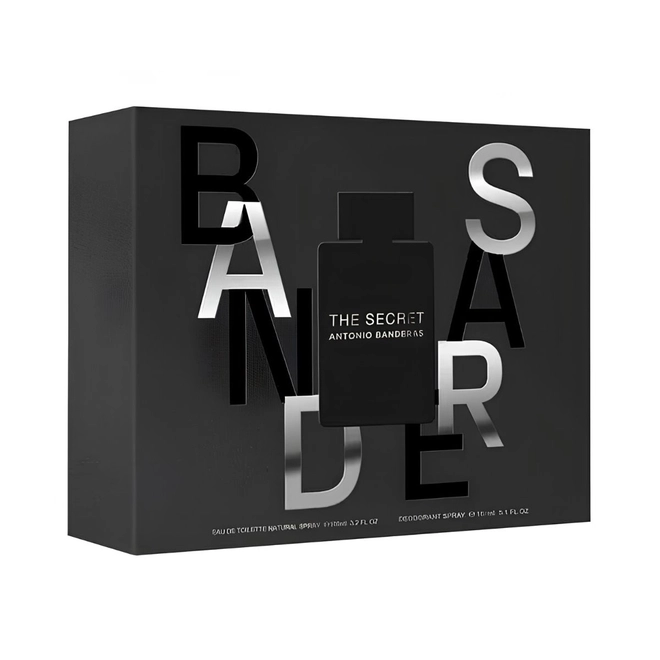 kit antonio banderas the secret masculino eau de toilette 100 ml + desodorante 150 ml