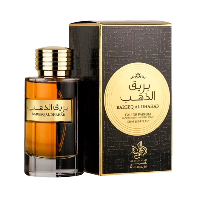 perfume al wataniah bareeq al dhahab masculino eau de parfum