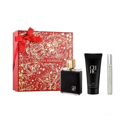 kit carolina herrera 212 ch men masculino eau de toilette 100 ml + after balm 100 ml + travel size 1