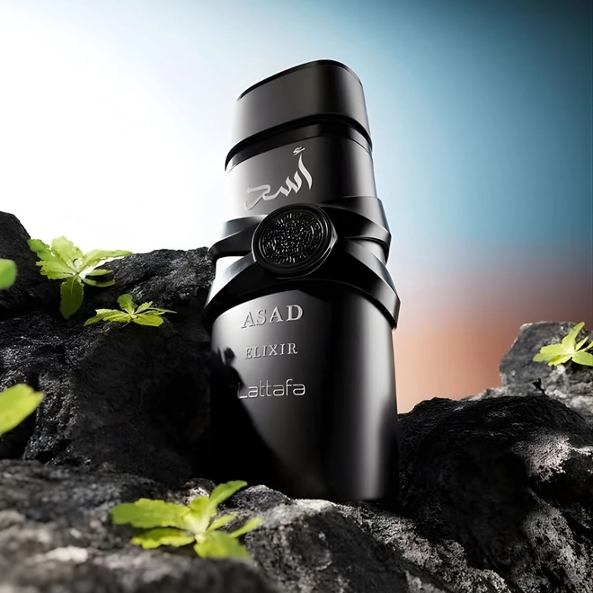perfume lattafa asad elixir masculino eau de parfum