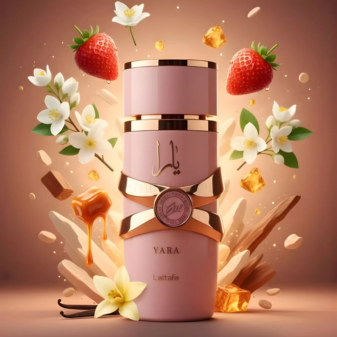 perfume lattafa yara elixir feminino eau de parfum