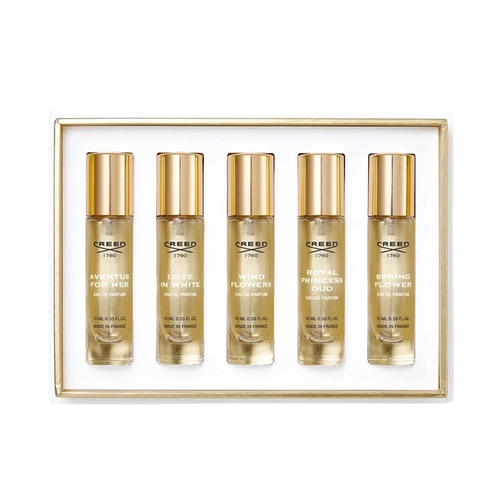 kit creed mini fragrancias feminino (avh, rpo, wfs, liw, sf) 5 x 10 ml