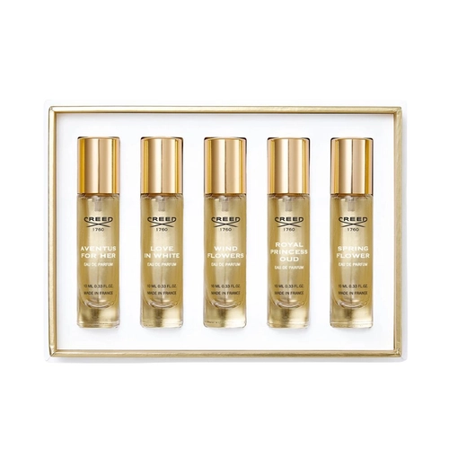 kit creed mini fragrancias feminino (avh, rpo, wfs, liw, sf) 5 x 10 ml