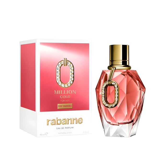 perfume paco rabanne million gold pure diamonds feminino eau de parfum