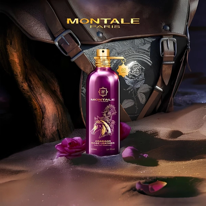 perfume montalearabians rose leather feminino eau de parfum