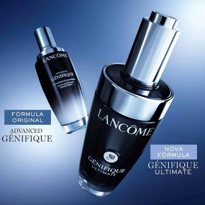 kit lancome rotina genifique ultimate 30 ml + yeus 5 ml + renergie hpn 300 peptideos 15 ml