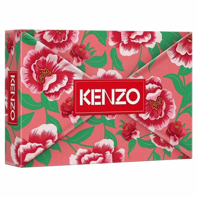 kit kenzo flower by kenzo feminino eau de parfum 100 ml + creme corpo 75 ml + mini 15 ml