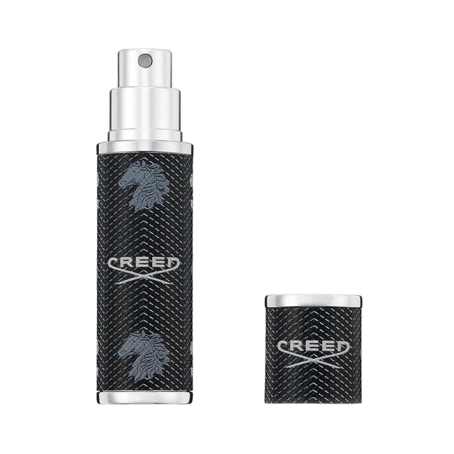 porta perfume creed preto travel size