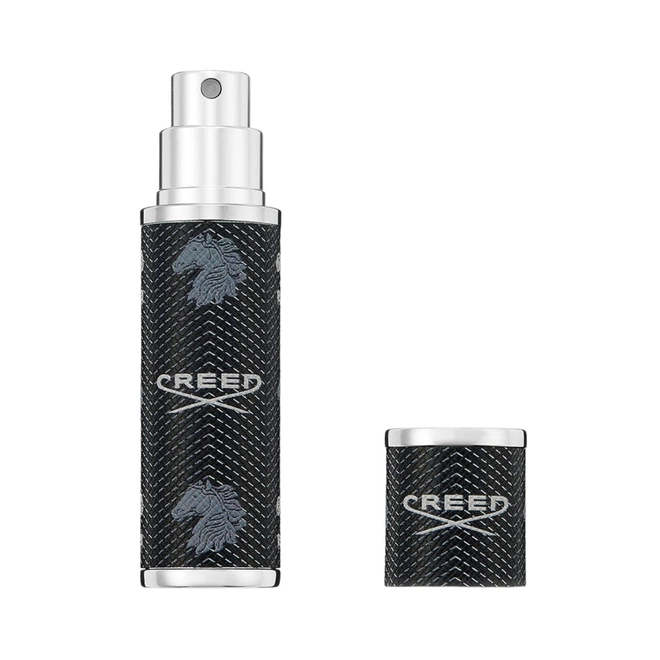 porta perfume creed preto travel size