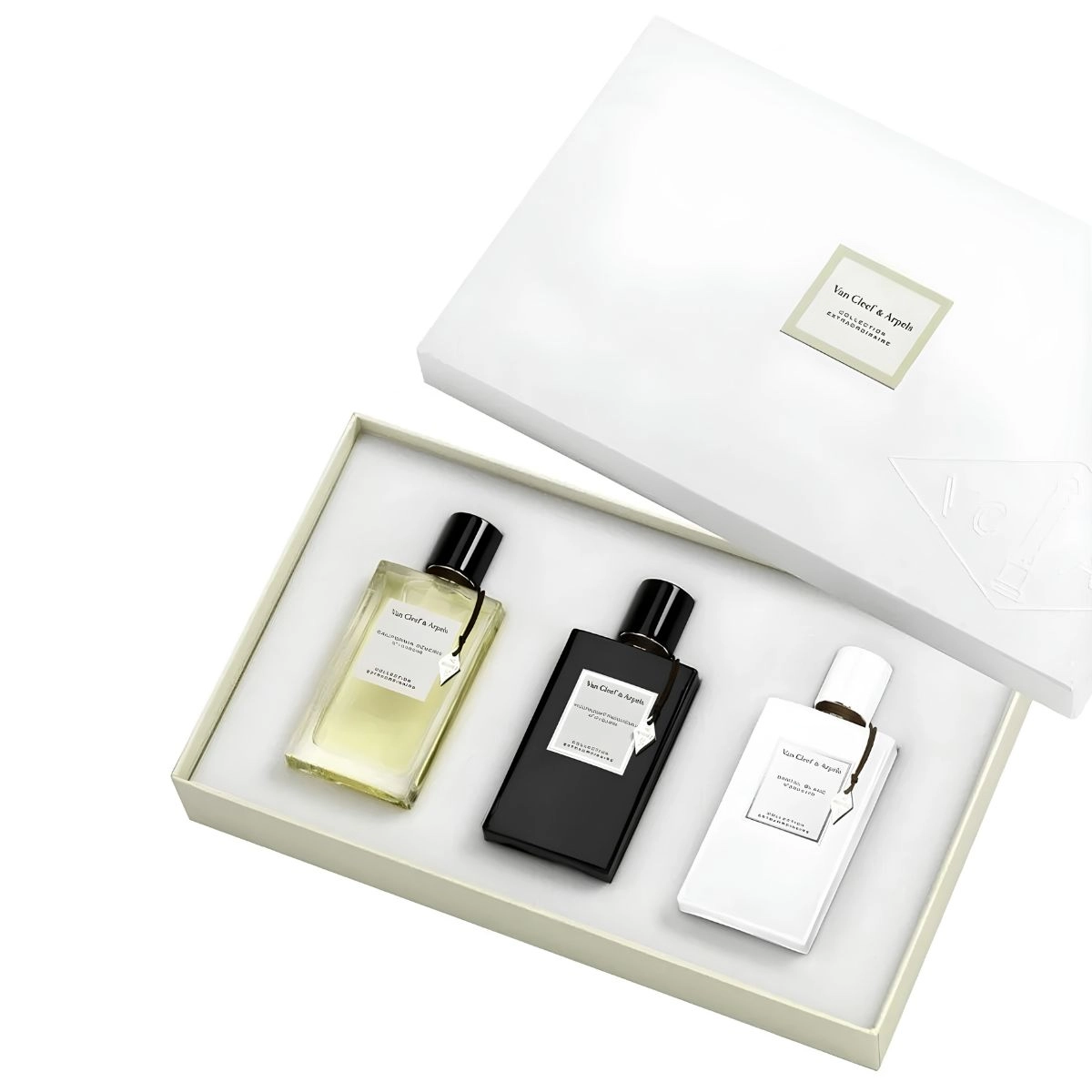 kit van cleef & arpels collection extraordinaire 3 x 45 ml (calif + moon + santal)  4