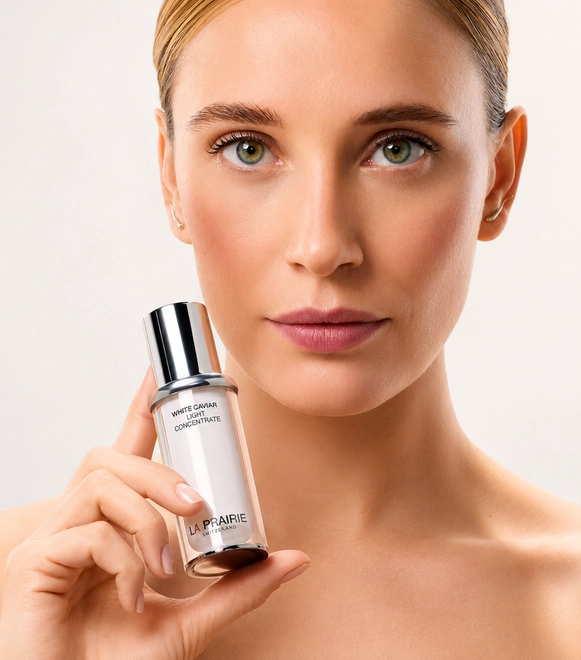 serum facial la prairie white caviar lextrait lumiere