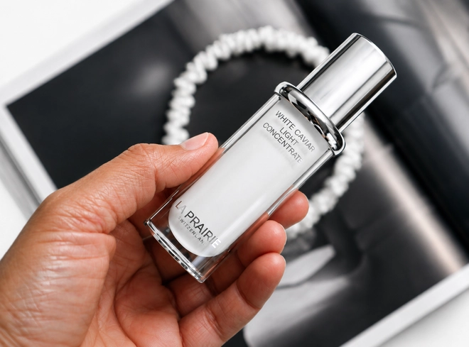 serum facial la prairie white caviar lextrait lumiere