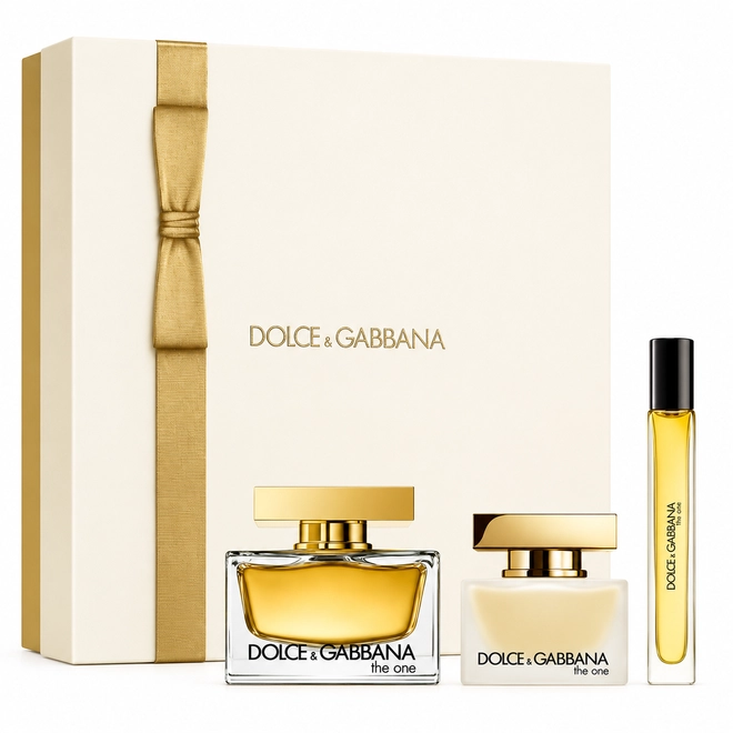 kit dolce&gabbana the one feminino eau de parfum 75 ml + hair mist 30 ml + travel 10 ml