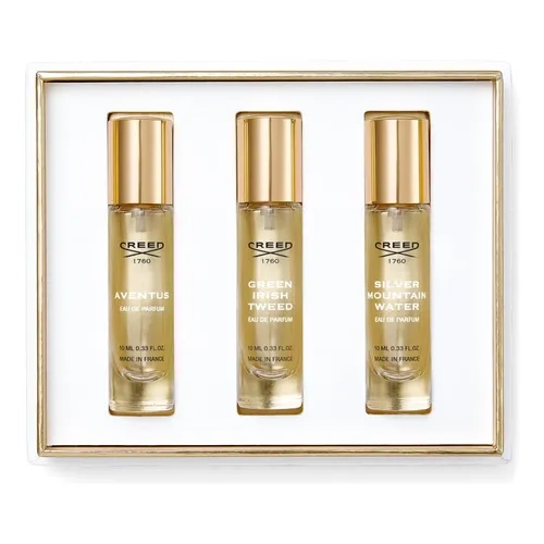kit creed aventus collection masculino travel size 3 x 10 ml