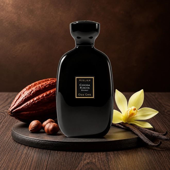 perfume atelier des ors cocoa kimiya compartilhado extrait de parfum